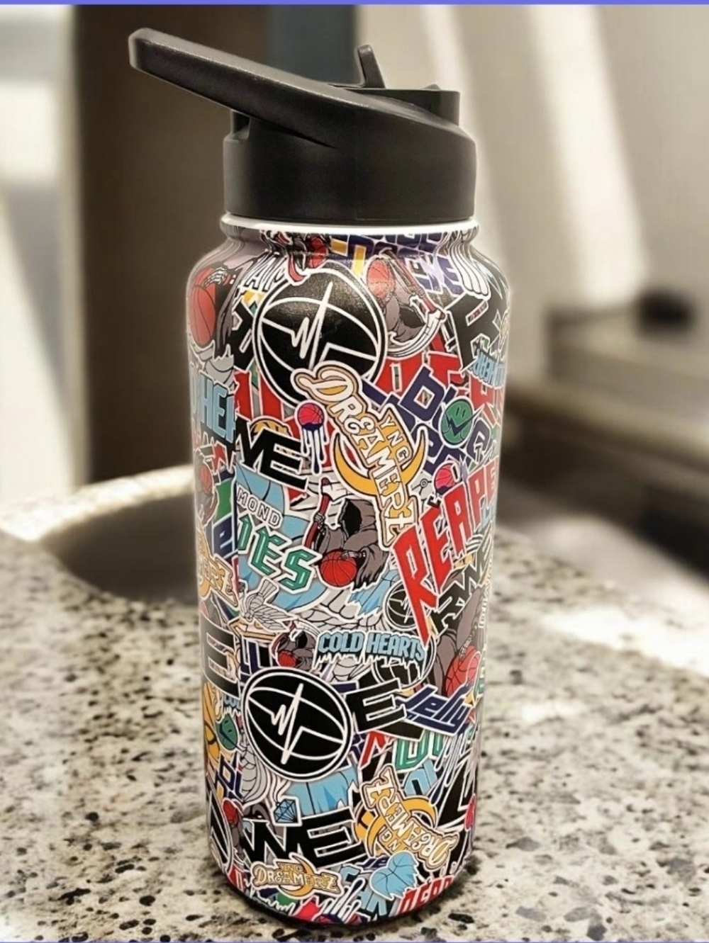 Overtime Elite 30oz Stainless Steel Pro HYDR8 Water Bottle